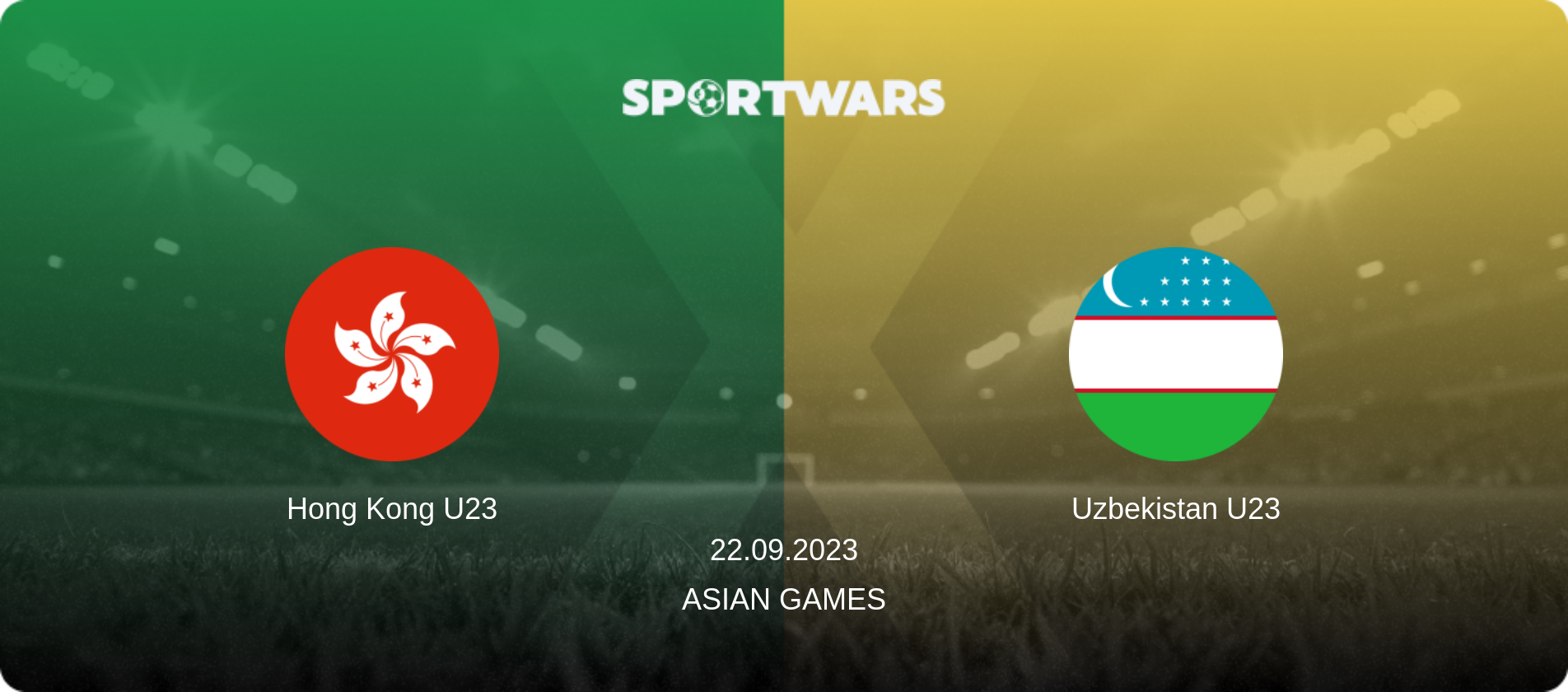 Hong Kong U23 — Uzbekistan U23, 22.09.2023 — Asian Games (match preview)