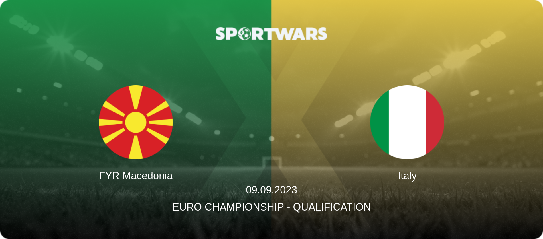 FYR Macedonia — Italy, 09.09.2023 — Euro Championship - Qualification (match preview)