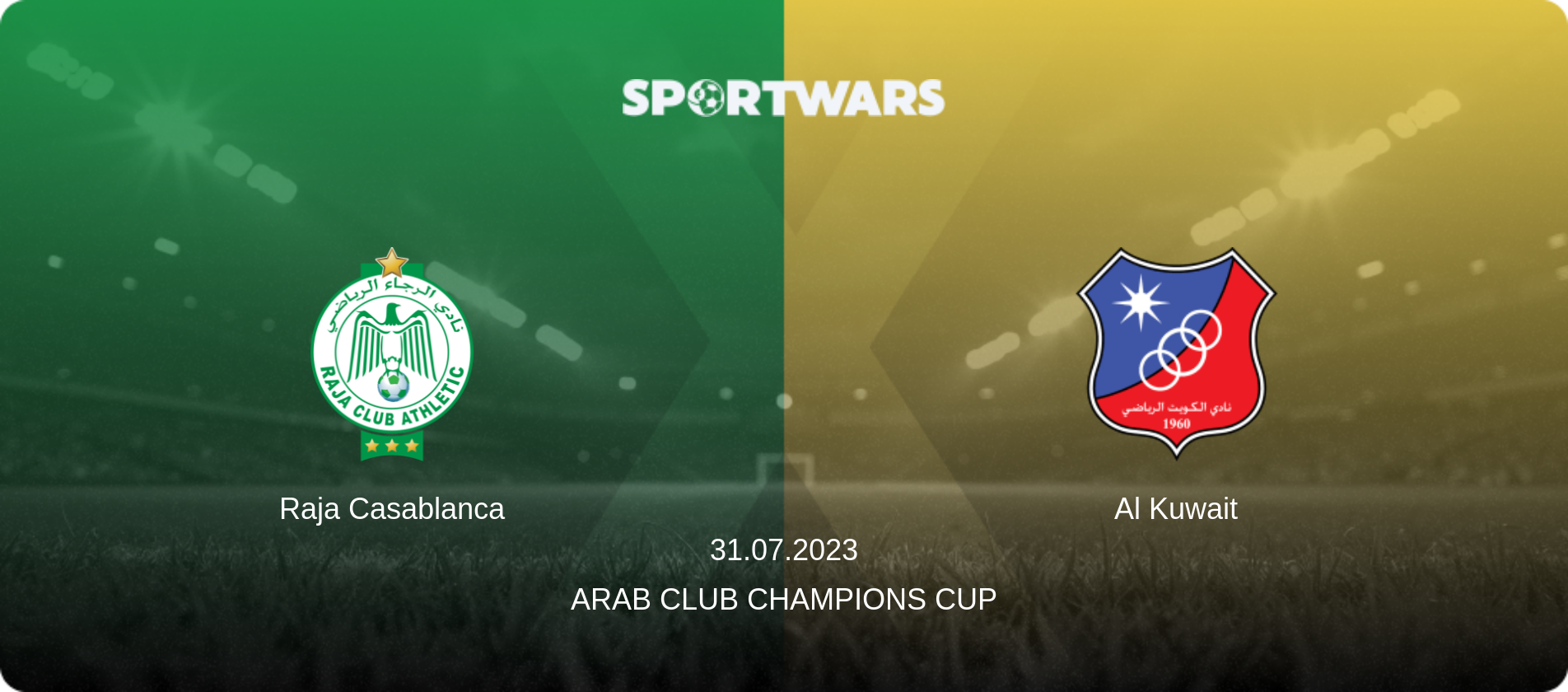 Raja Casablanca — Al Kuwait, 31.07.2023 — Arab Club Champions Cup (match preview)