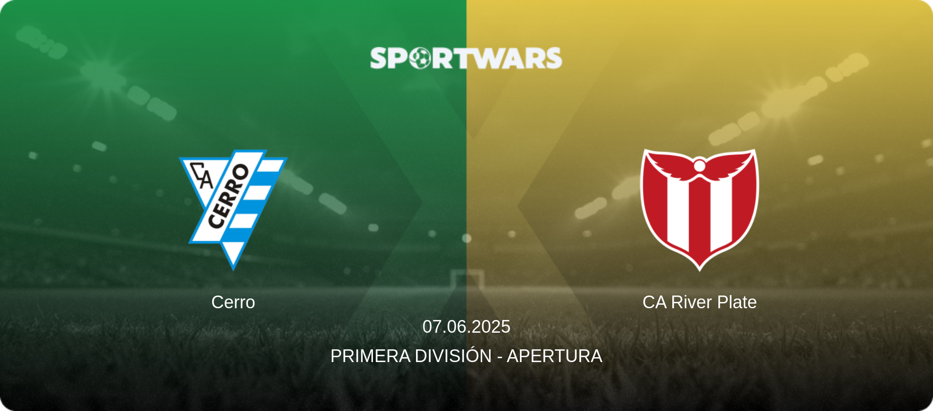Cerro — CA River Plate, 07.06.2025 — Primera División - Apertura (match preview)