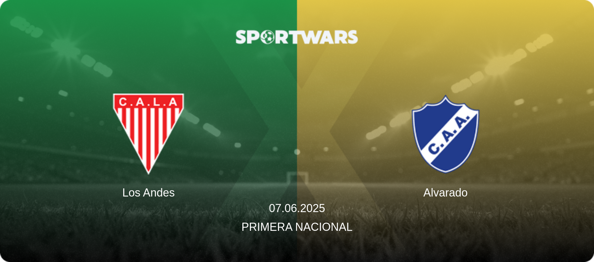 Los Andes — Alvarado, 07.06.2025 — Primera Nacional (match preview)