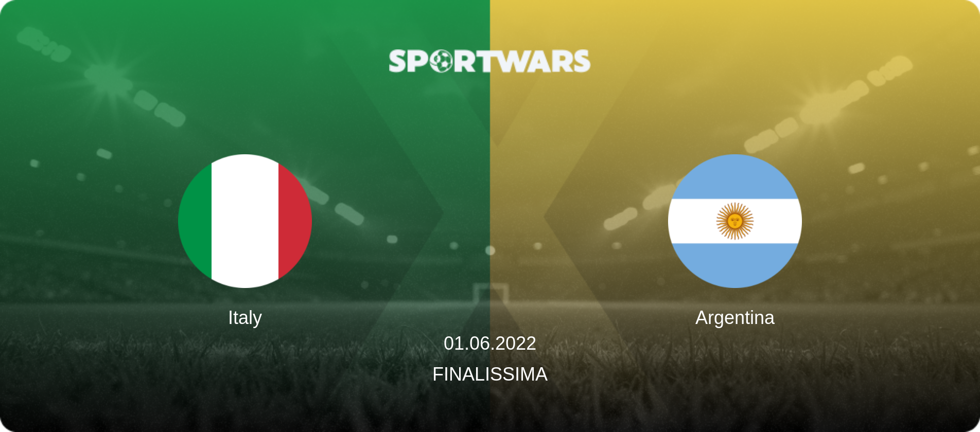 Italy — Argentina, 01.06.2022 — Finalissima (match preview)