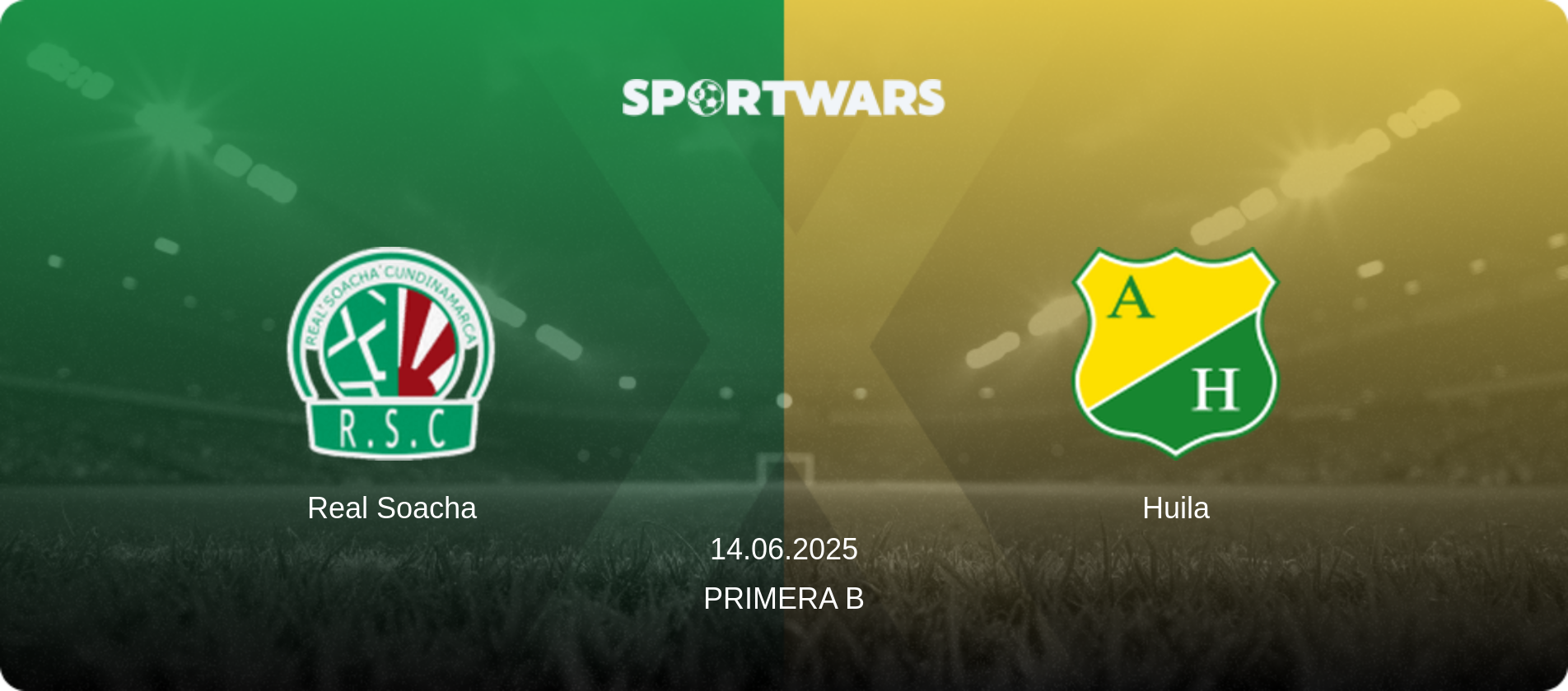 Real Soacha — Huila, 14.06.2025 — Primera B (match preview)