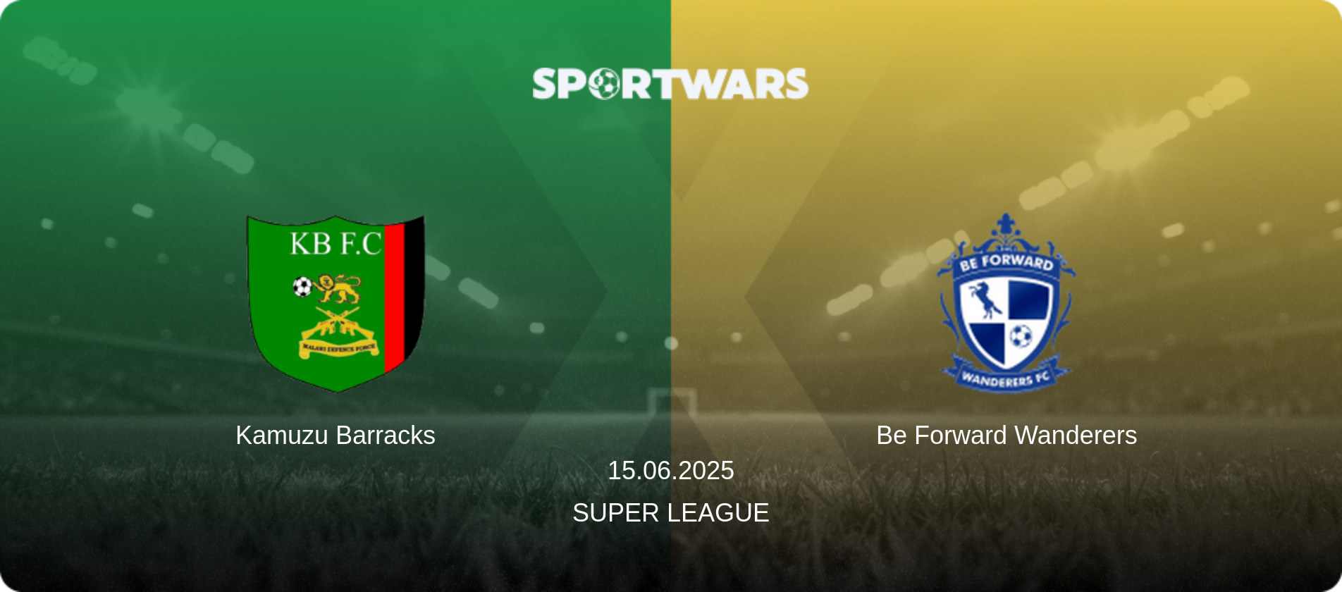 Kamuzu Barracks — Be Forward Wanderers, 15.06.2025 — Super League (match preview)