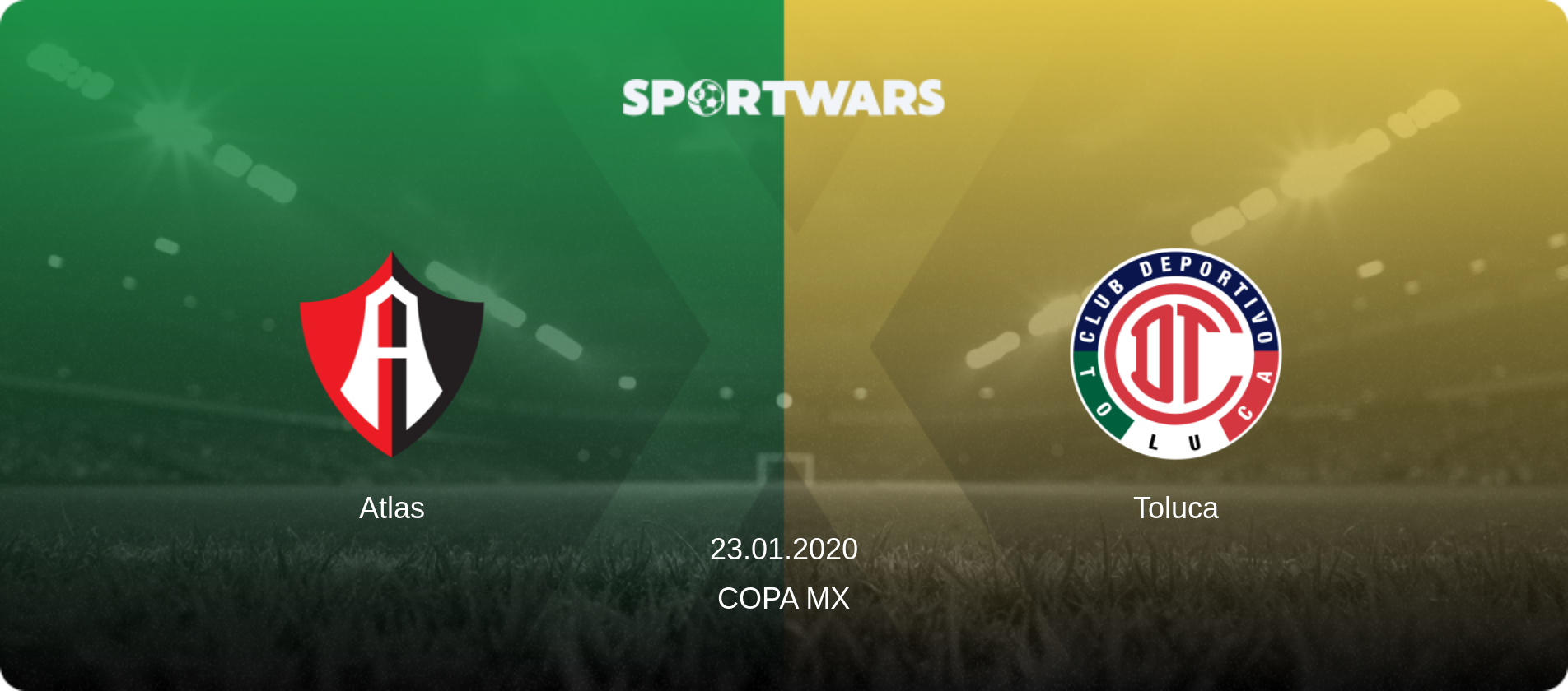 Atlas — Toluca, 23.01.2020 — Copa MX (match preview)