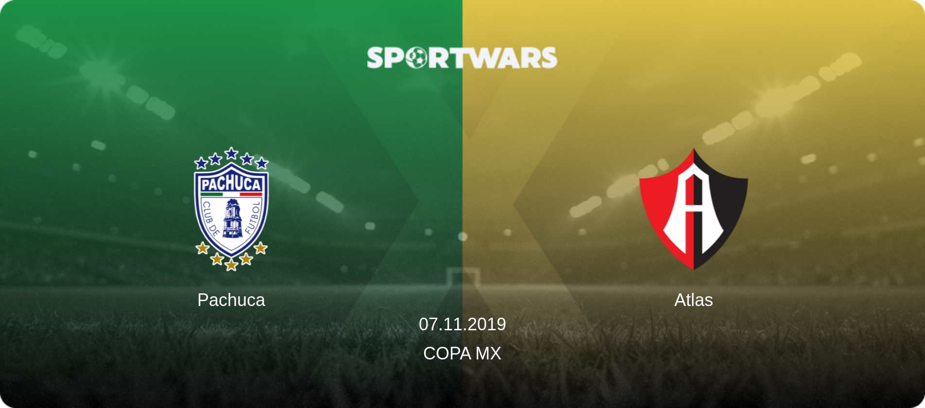 Pachuca — Atlas, 07.11.2019 — Copa MX (match preview)
