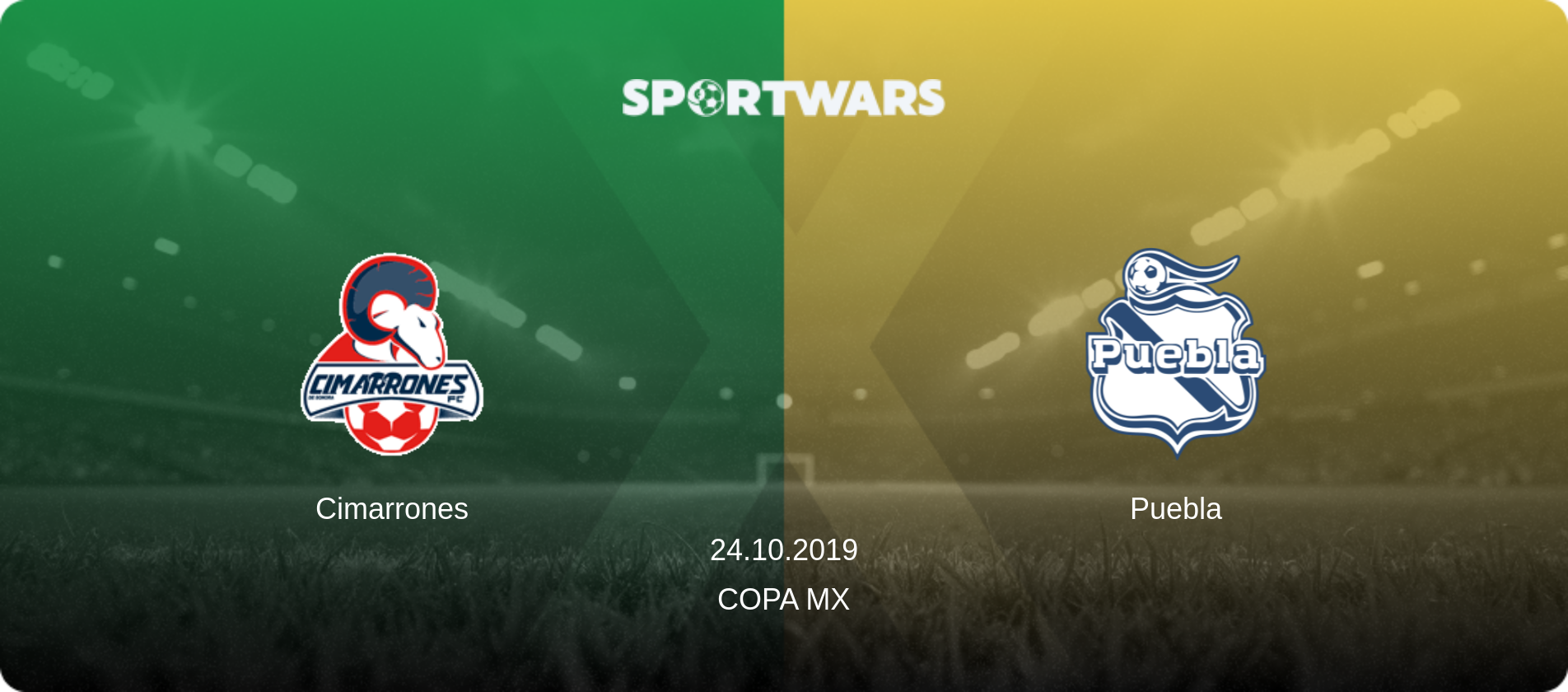 Cimarrones — Puebla, 24.10.2019 — Copa MX (match preview)
