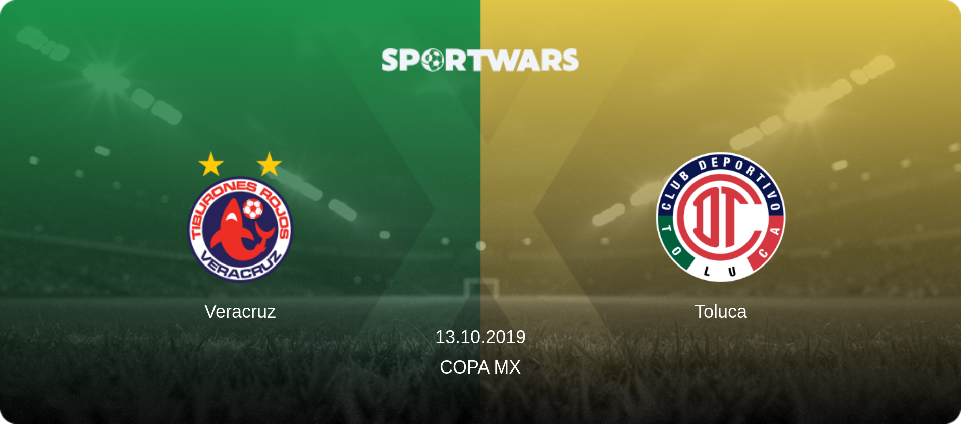 Veracruz — Toluca, 13.10.2019 — Copa MX (match preview)