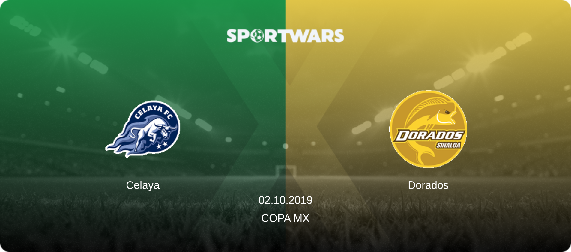 Celaya — Dorados, 02.10.2019 — Copa MX (match preview)