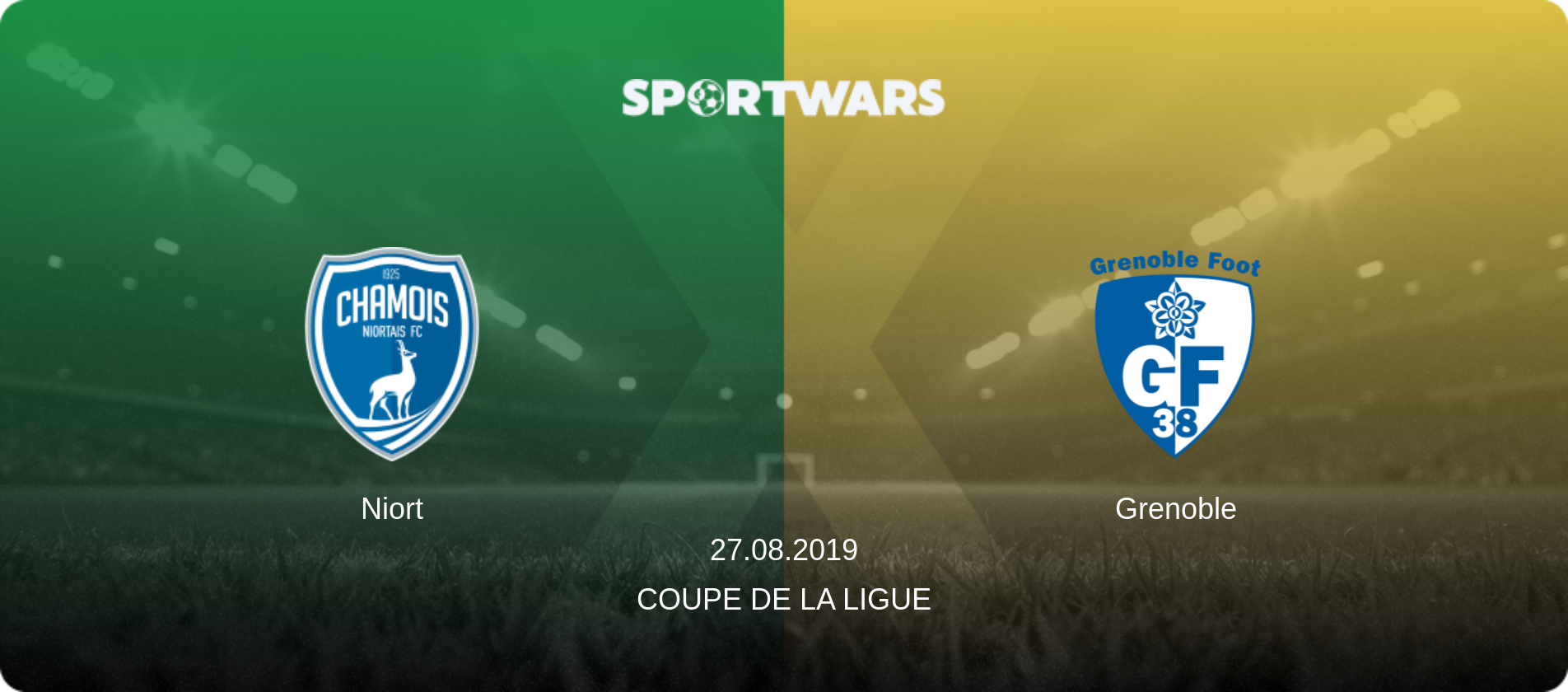 Niort — Grenoble, 27.08.2019 — Coupe de la Ligue (match preview)