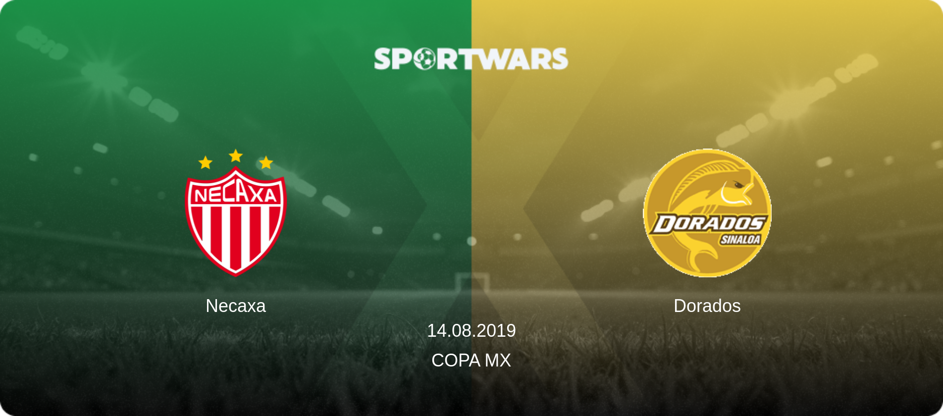 Necaxa — Dorados, 14.08.2019 — Copa MX (match preview)
