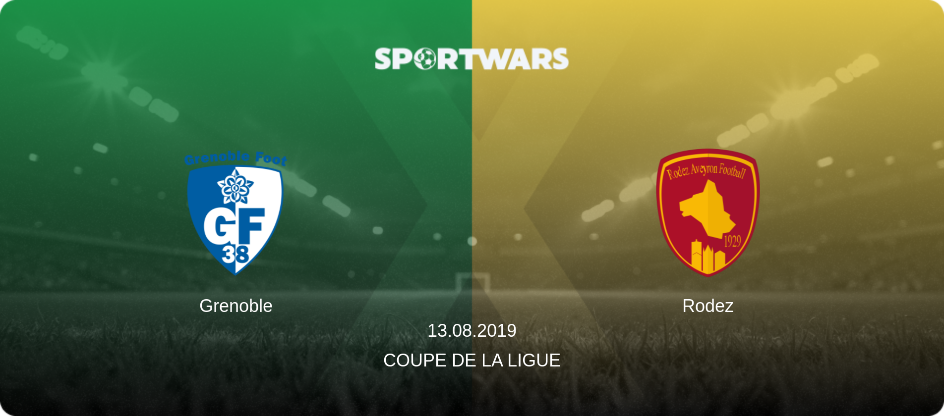 Grenoble — Rodez, 13.08.2019 — Coupe de la Ligue (match preview)