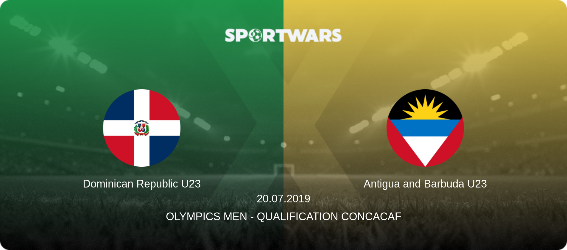 Dominican Republic U23 — Antigua and Barbuda U23, 20.07.2019 — Olympics Men - Qualification Concacaf (match preview)
