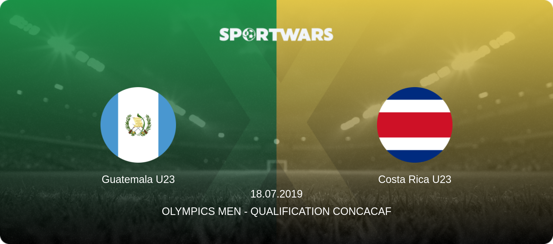 Guatemala U23 — Costa Rica U23, 18.07.2019 — Olympics Men - Qualification Concacaf (match preview)