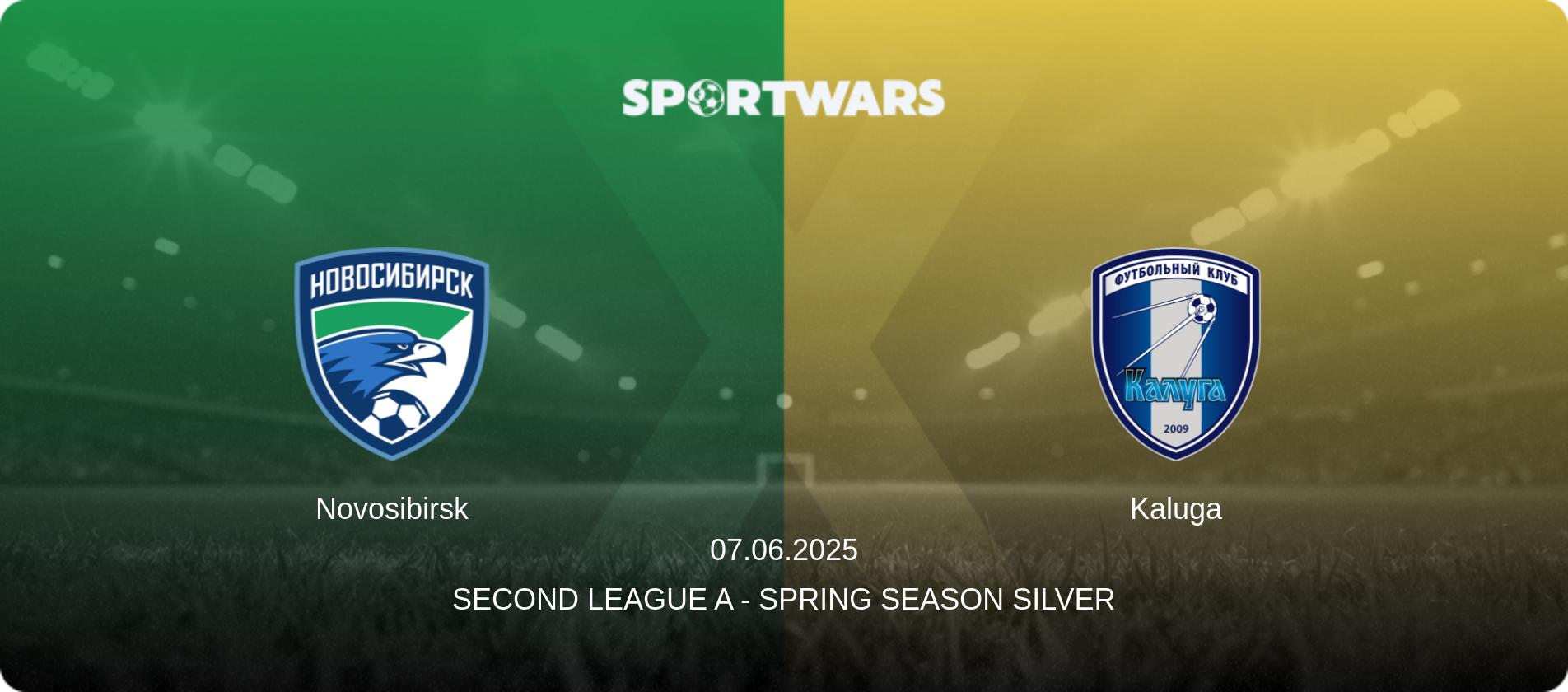 Novosibirsk — Kaluga, 07.06.2025 — Second League A - Spring Season Silver (match preview)
