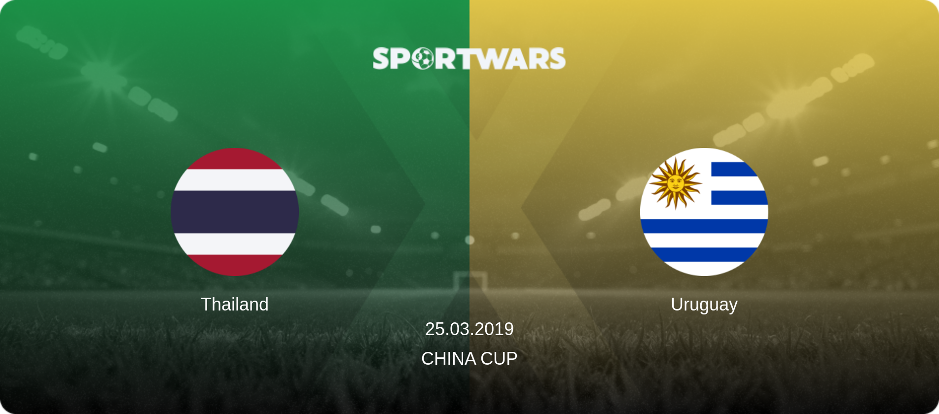 Thailand — Uruguay, 25.03.2019 — China Cup (match preview)