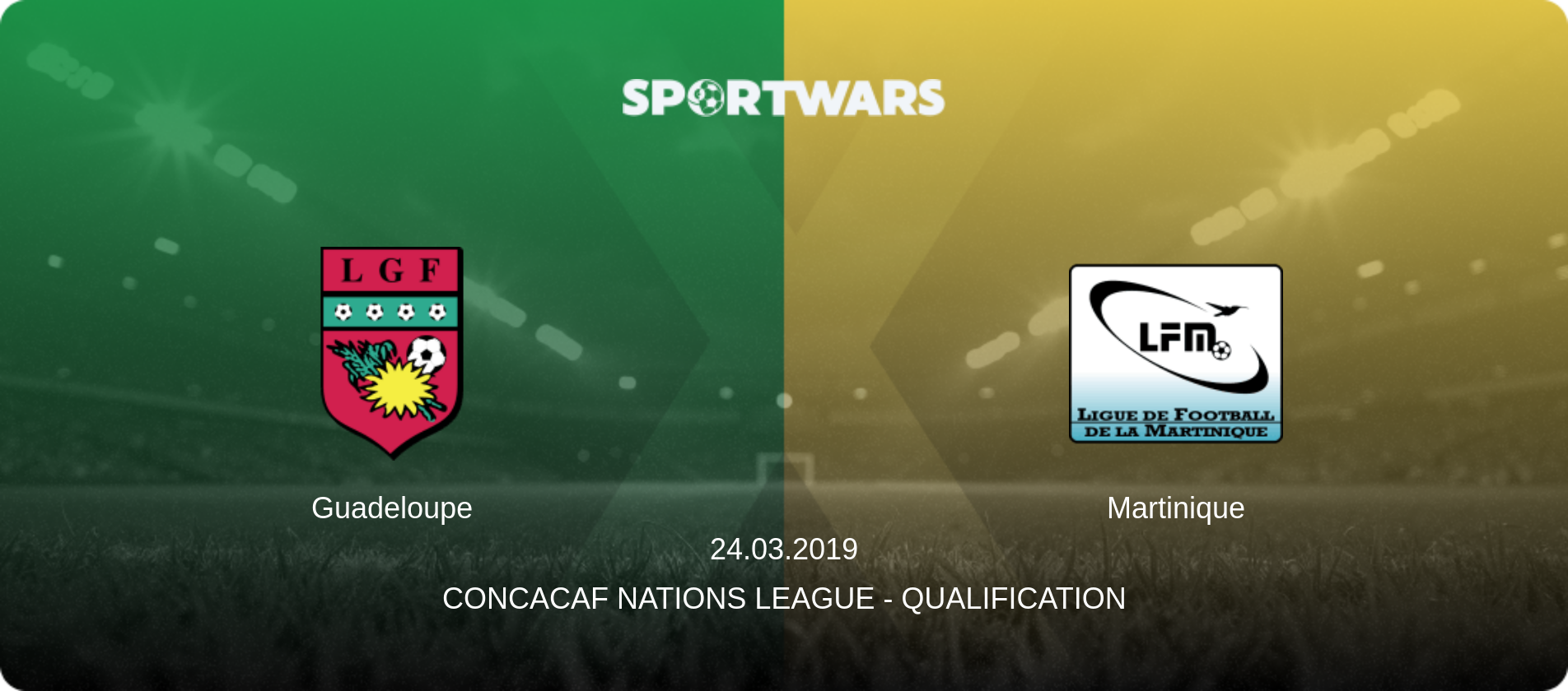Guadeloupe — Martinique, 24.03.2019 — CONCACAF Nations League - Qualification (match preview)