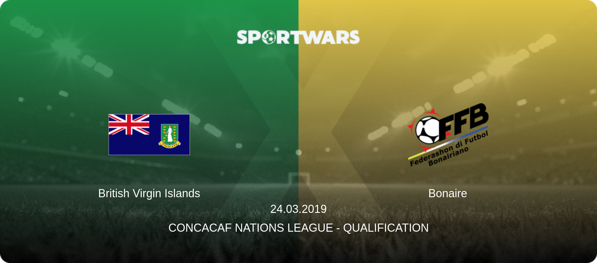British Virgin Islands — Bonaire, 24.03.2019 — CONCACAF Nations League - Qualification (match preview)