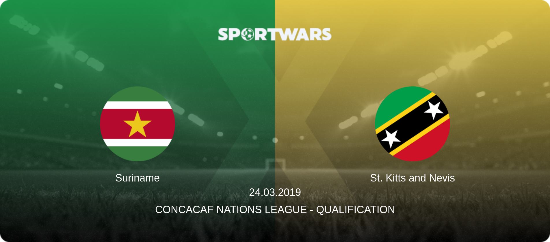 Suriname — St. Kitts and Nevis, 24.03.2019 — CONCACAF Nations League - Qualification (match preview)