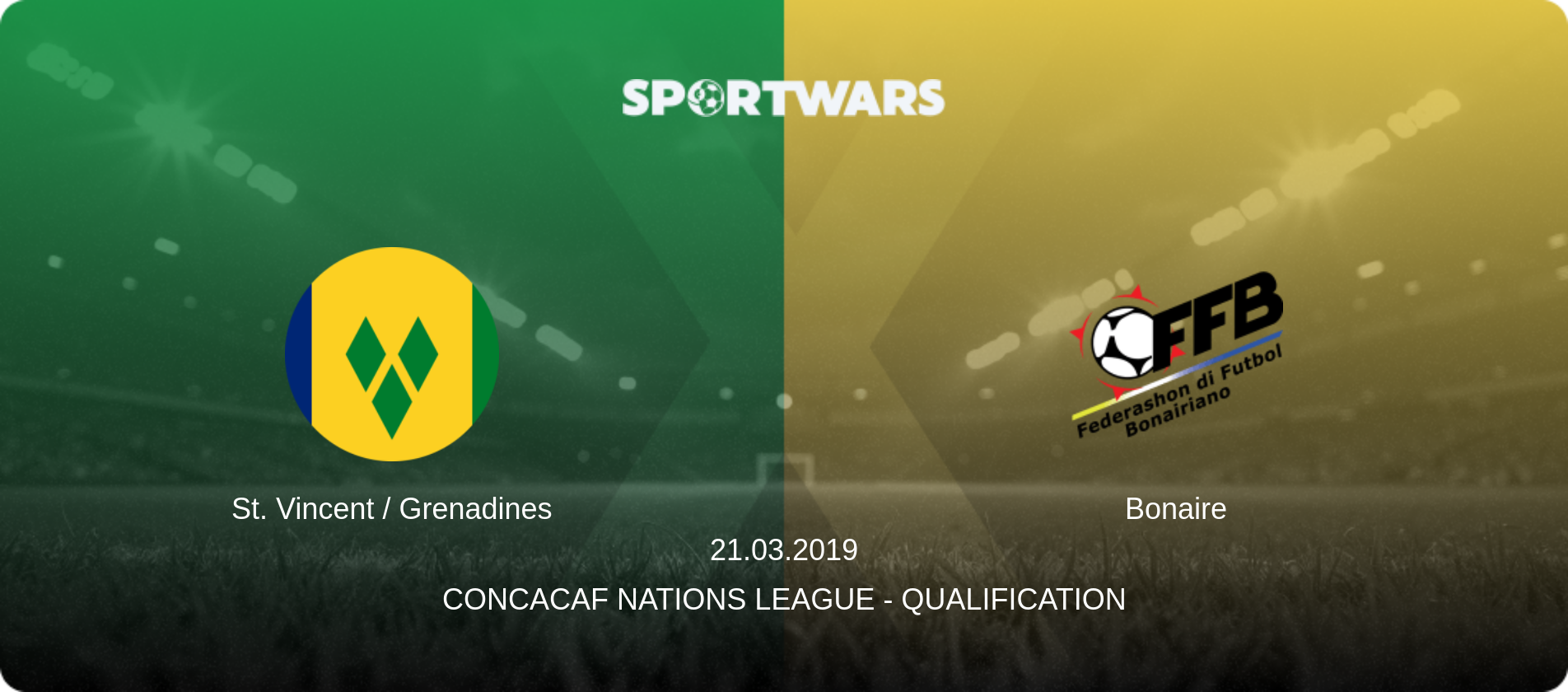 St. Vincent / Grenadines — Bonaire, 21.03.2019 — CONCACAF Nations League - Qualification (match preview)