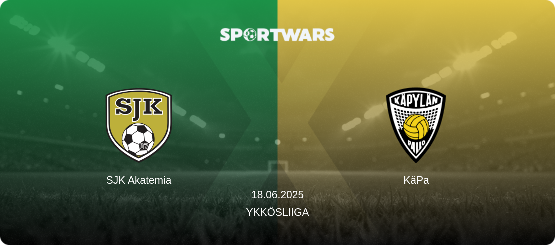 SJK Akatemia — KäPa, 18.06.2025 — Ykkösliiga (match preview)