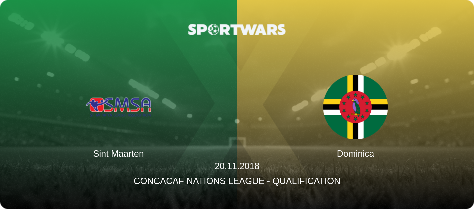 Sint Maarten — Dominica, 20.11.2018 — CONCACAF Nations League - Qualification (match preview)
