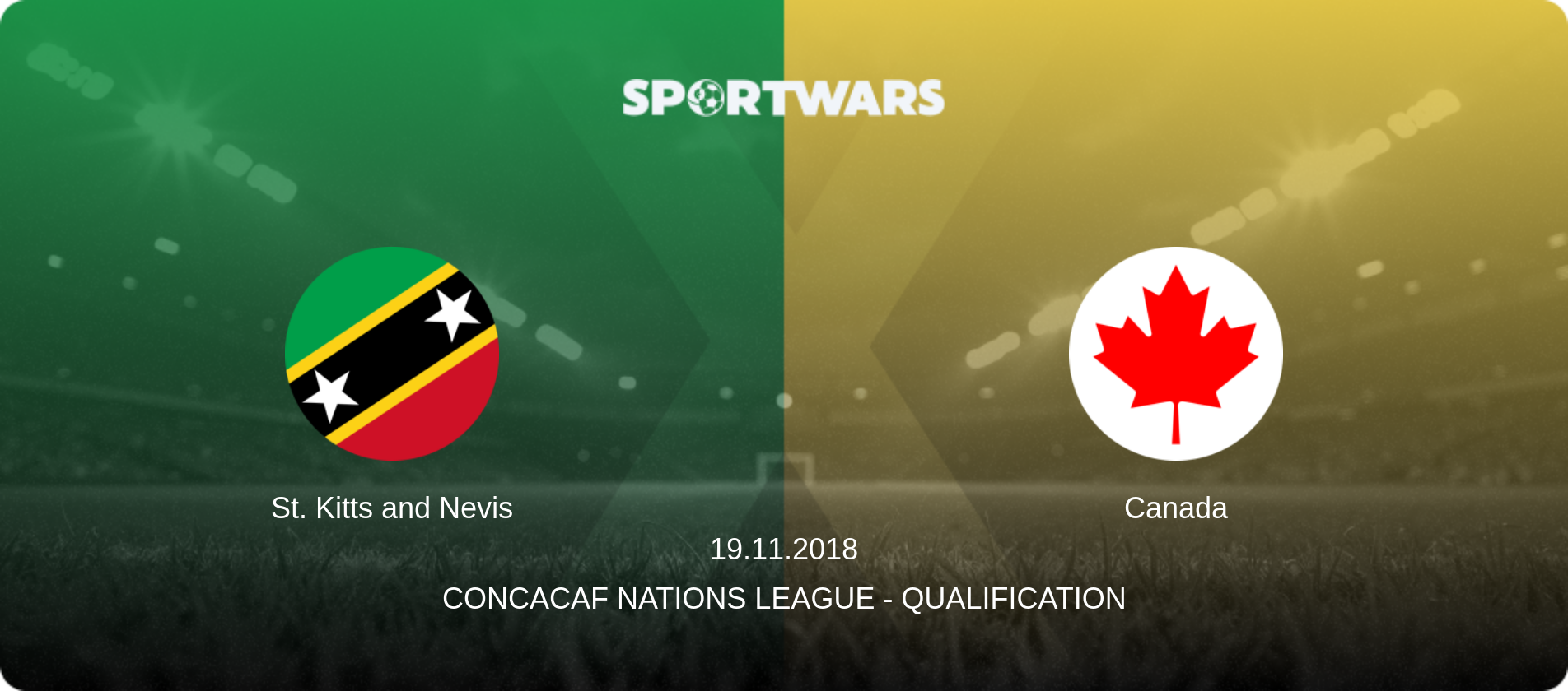 St. Kitts and Nevis — Canada, 19.11.2018 — CONCACAF Nations League - Qualification (match preview)