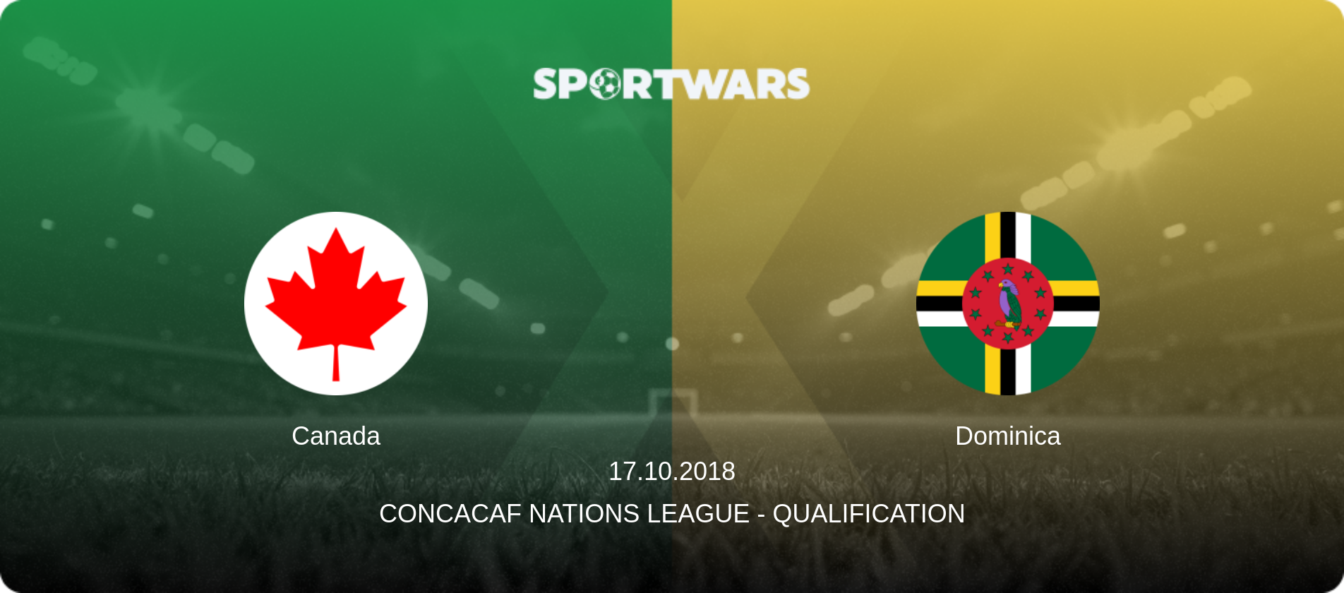 Canada — Dominica, 17.10.2018 — CONCACAF Nations League - Qualification (match preview)