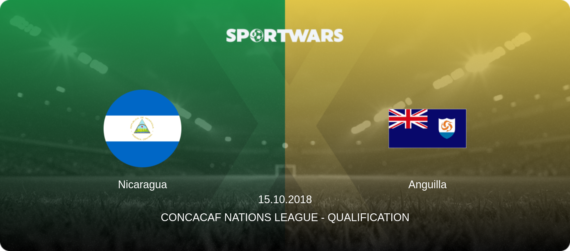 Nicaragua — Anguilla, 15.10.2018 — CONCACAF Nations League - Qualification (match preview)
