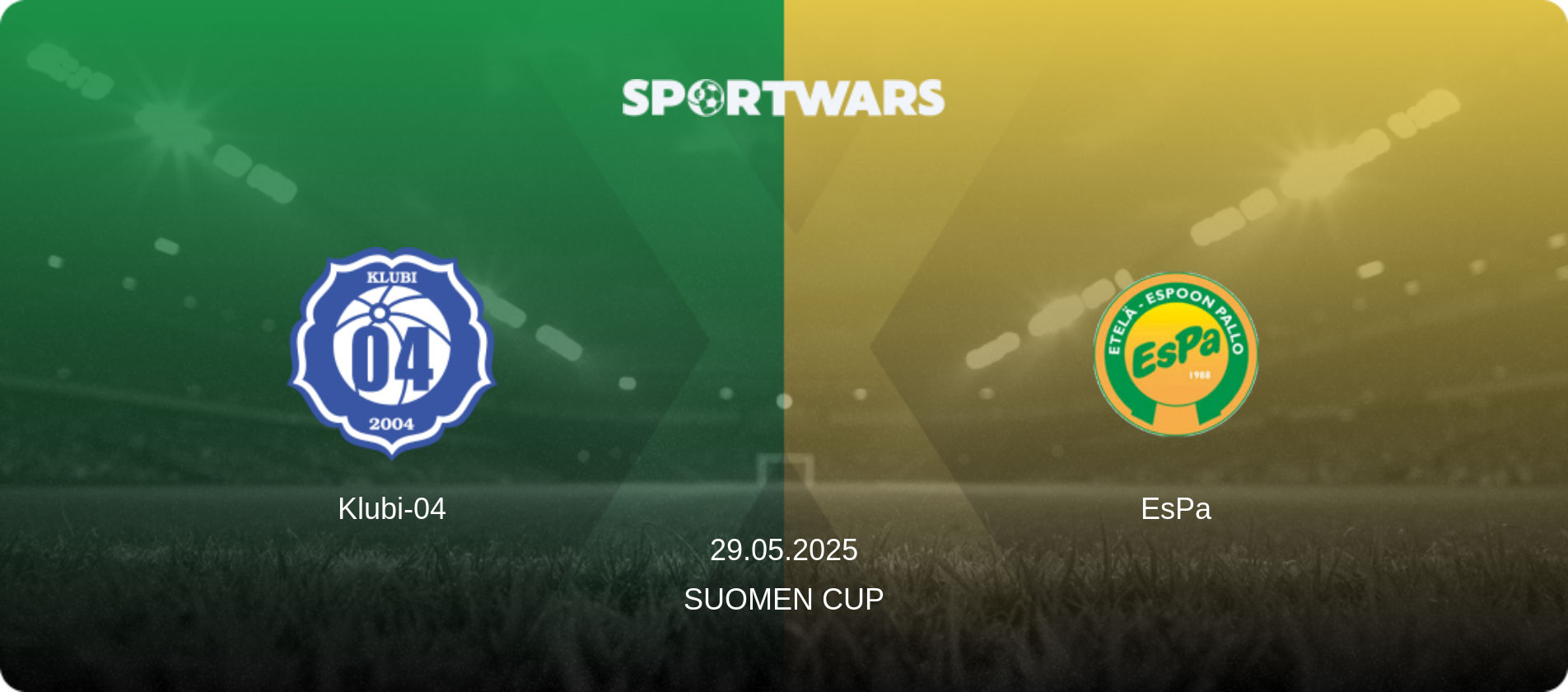 Klubi-04 — EsPa, 29.05.2025 — Suomen Cup (match preview)