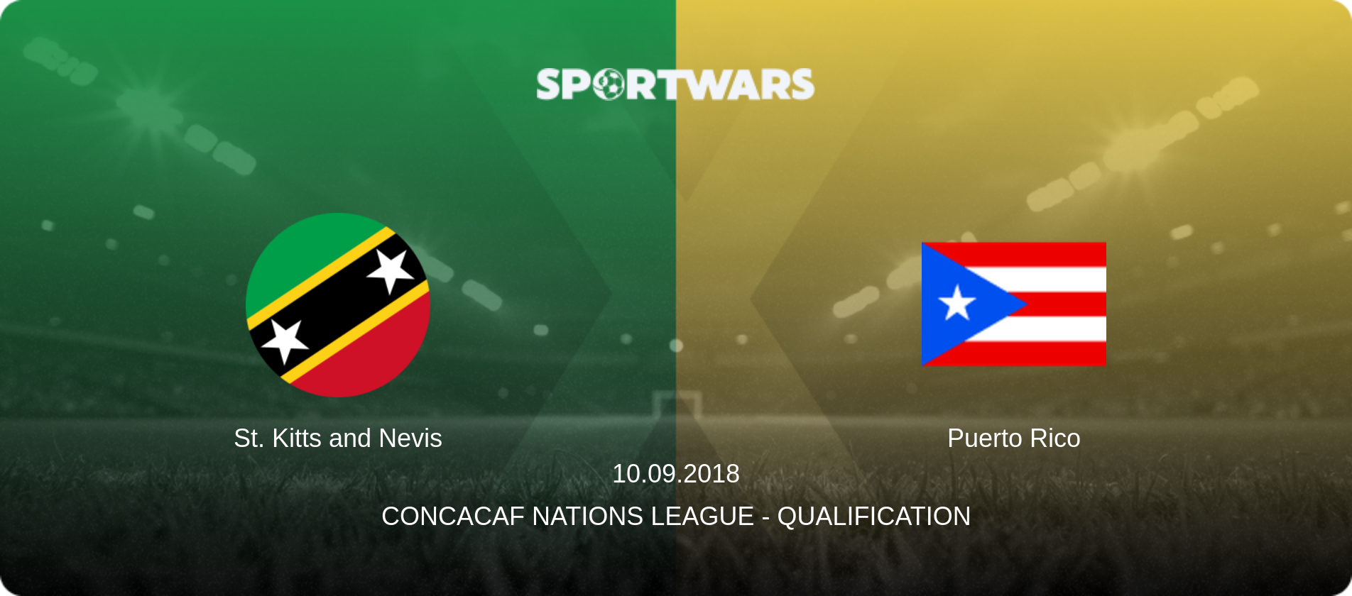 St. Kitts and Nevis — Puerto Rico, 10.09.2018 — CONCACAF Nations League - Qualification (match preview)