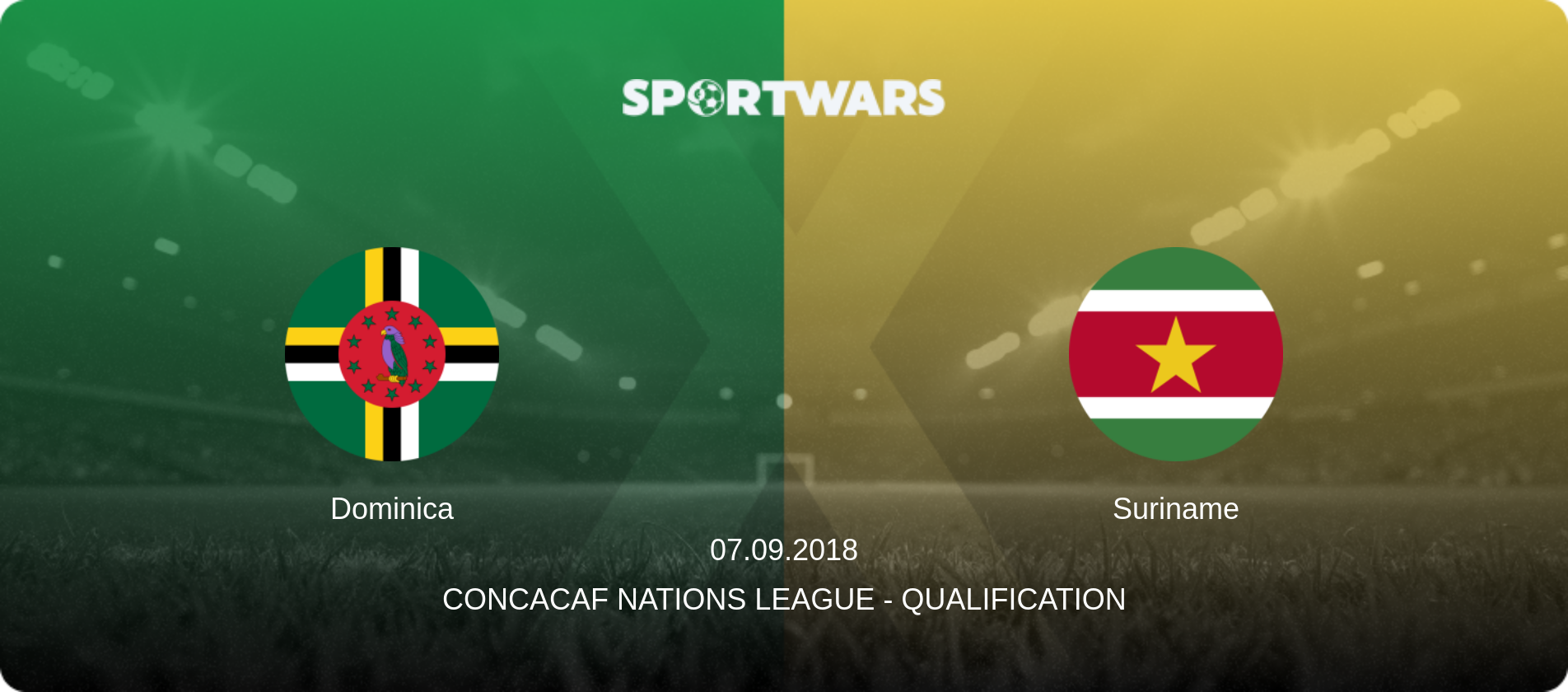 Dominica — Suriname, 07.09.2018 — CONCACAF Nations League - Qualification (match preview)