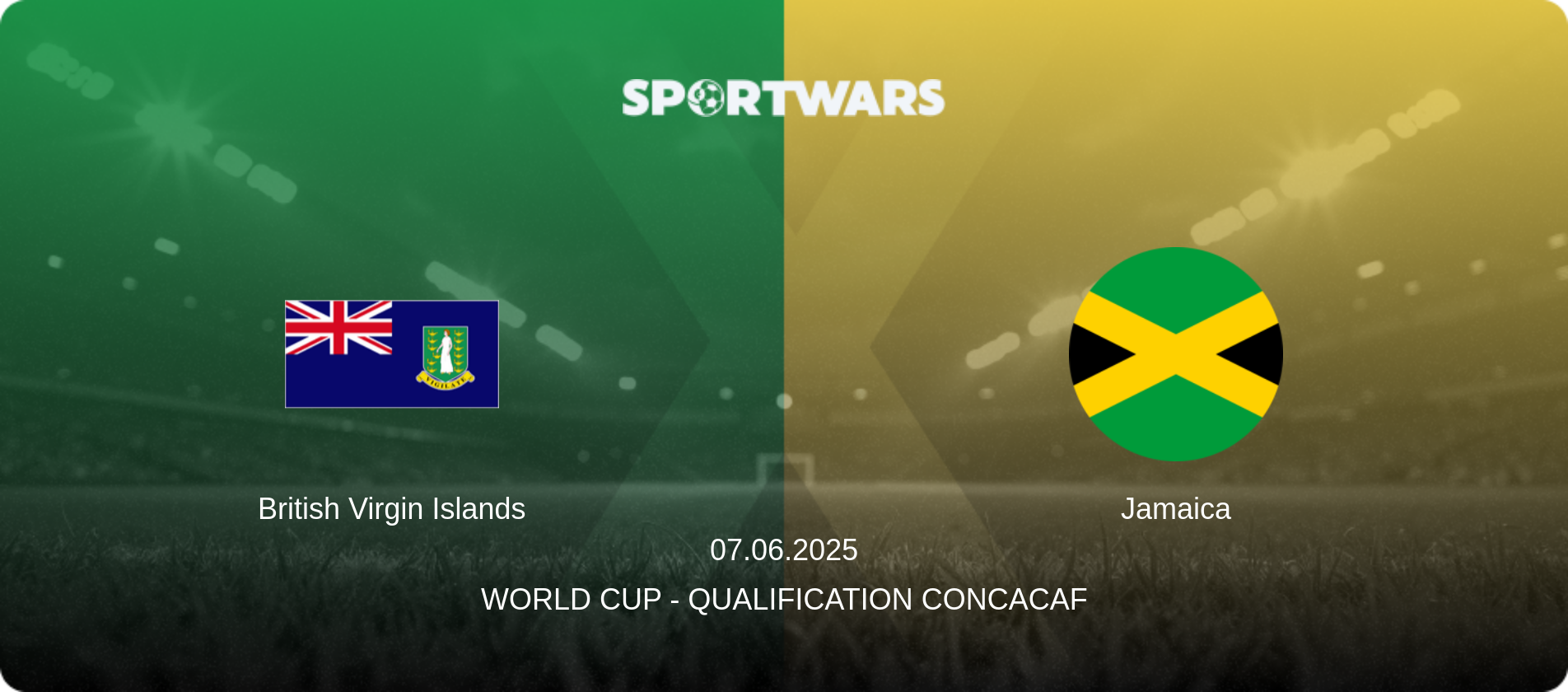British Virgin Islands — Jamaica, 07.06.2025 — World Cup - Qualification CONCACAF (match preview)
