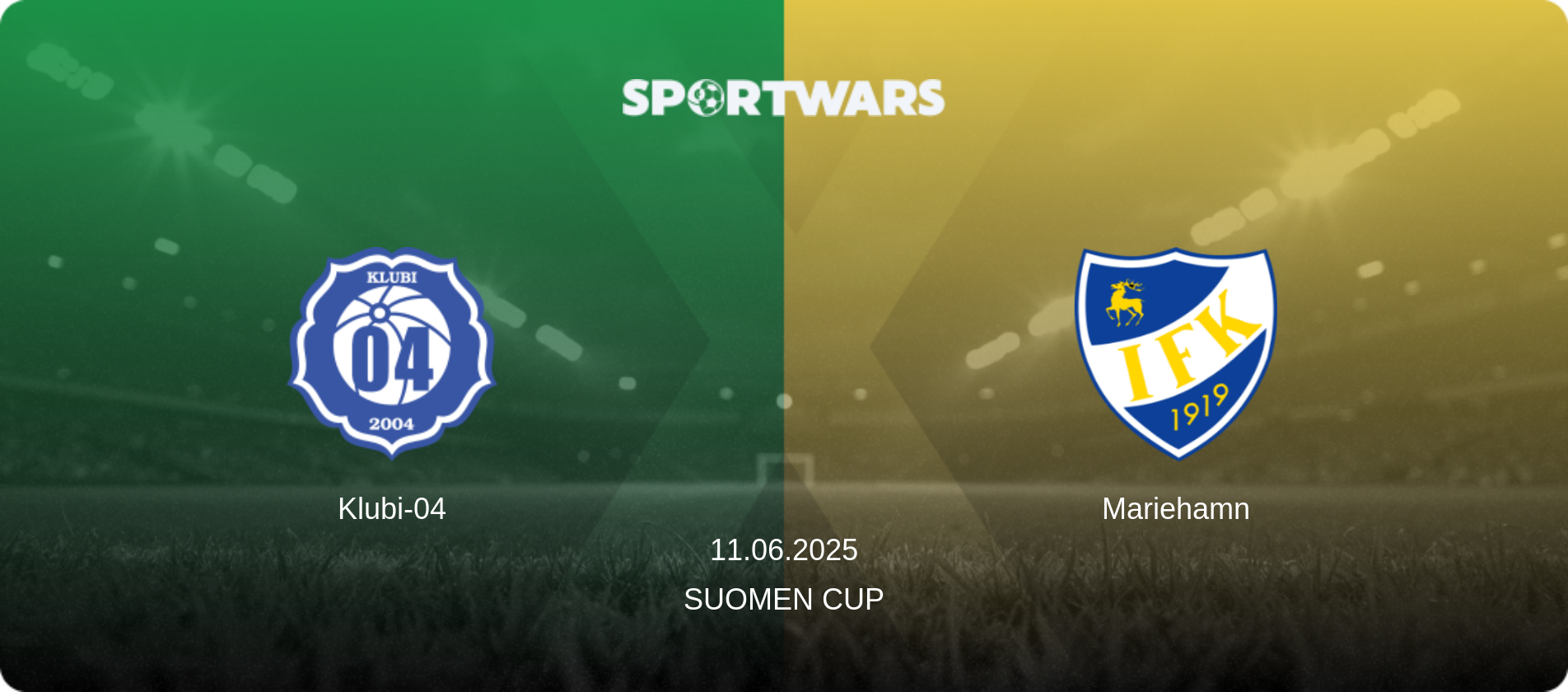 Klubi-04 — Mariehamn, 11.06.2025 — Suomen Cup (match preview)