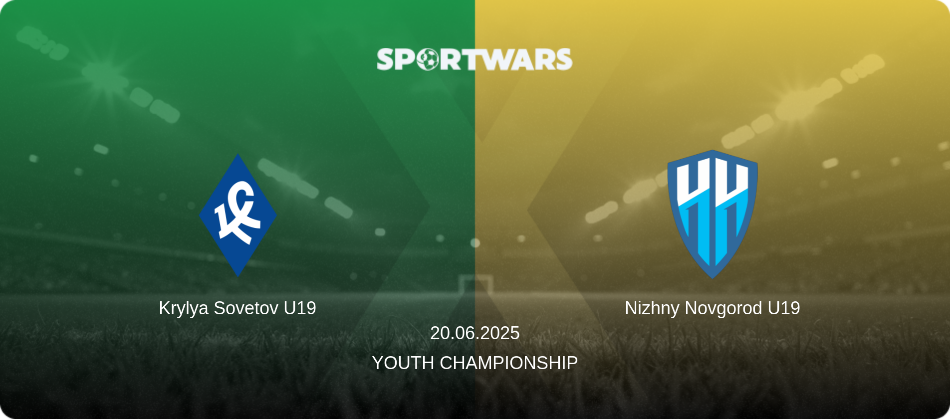 Krylya Sovetov U19 — Nizhny Novgorod U19, 20.06.2025 — Youth Championship (match preview)