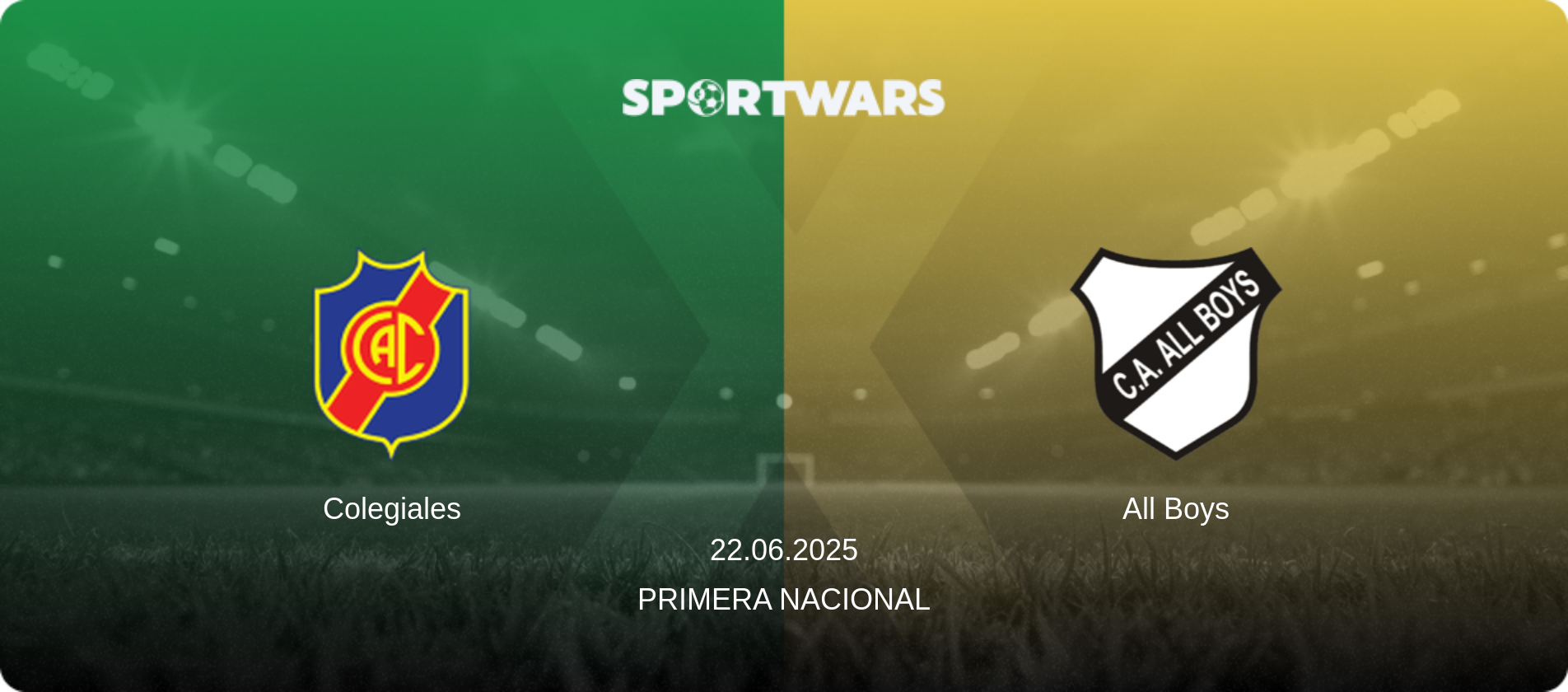 Colegiales — All Boys, 22.06.2025 — Primera Nacional (match preview)