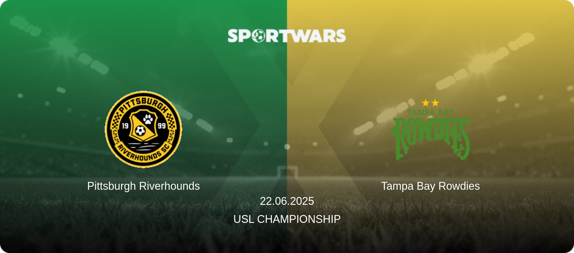 Pittsburgh Riverhounds — Tampa Bay Rowdies, 22.06.2025 — USL Championship (match preview)