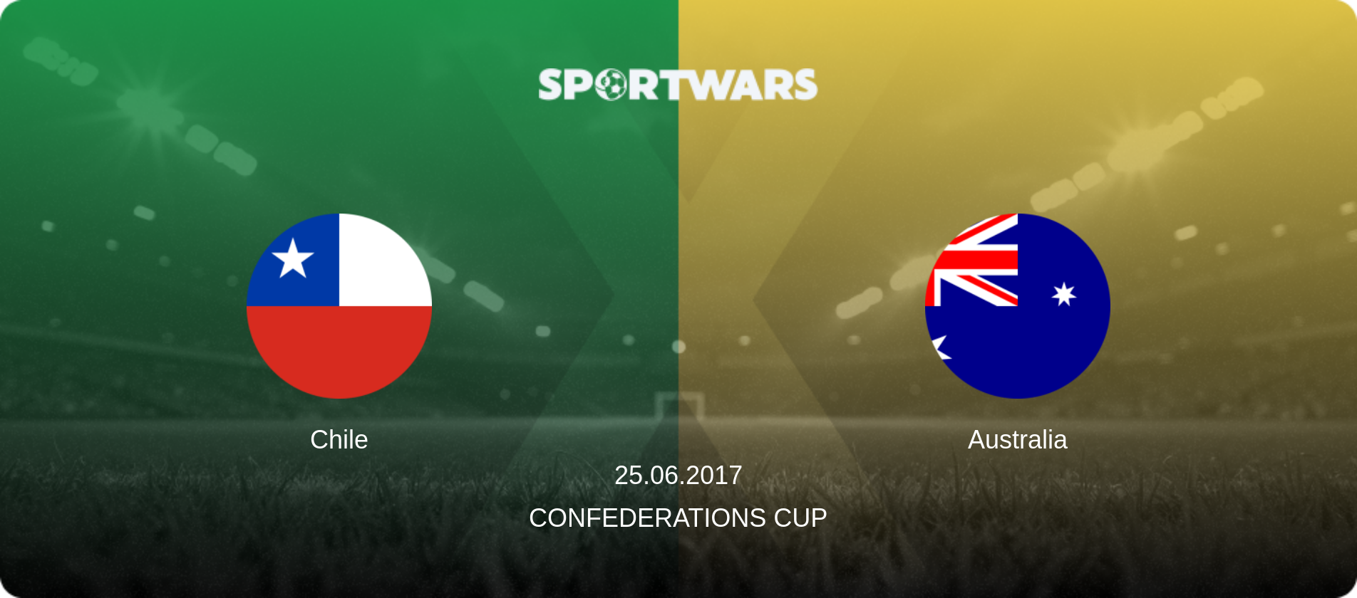 Chile — Australia, 25.06.2017 — Confederations Cup (match preview)