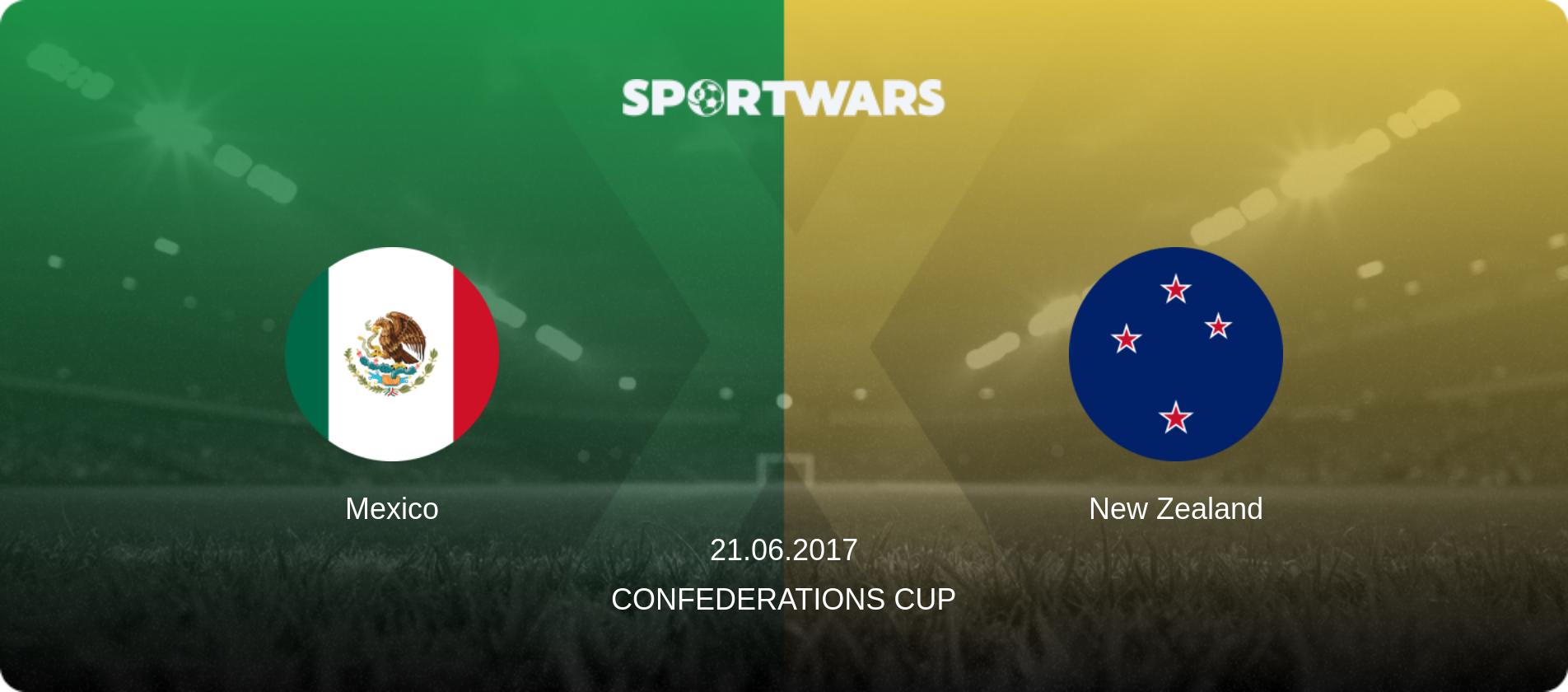 Mexico — New Zealand, 21.06.2017 — Confederations Cup (match preview)