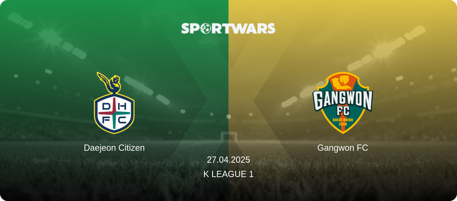 Daejeon Citizen — Gangwon FC, 27.04.2025 — K League 1 (match preview)