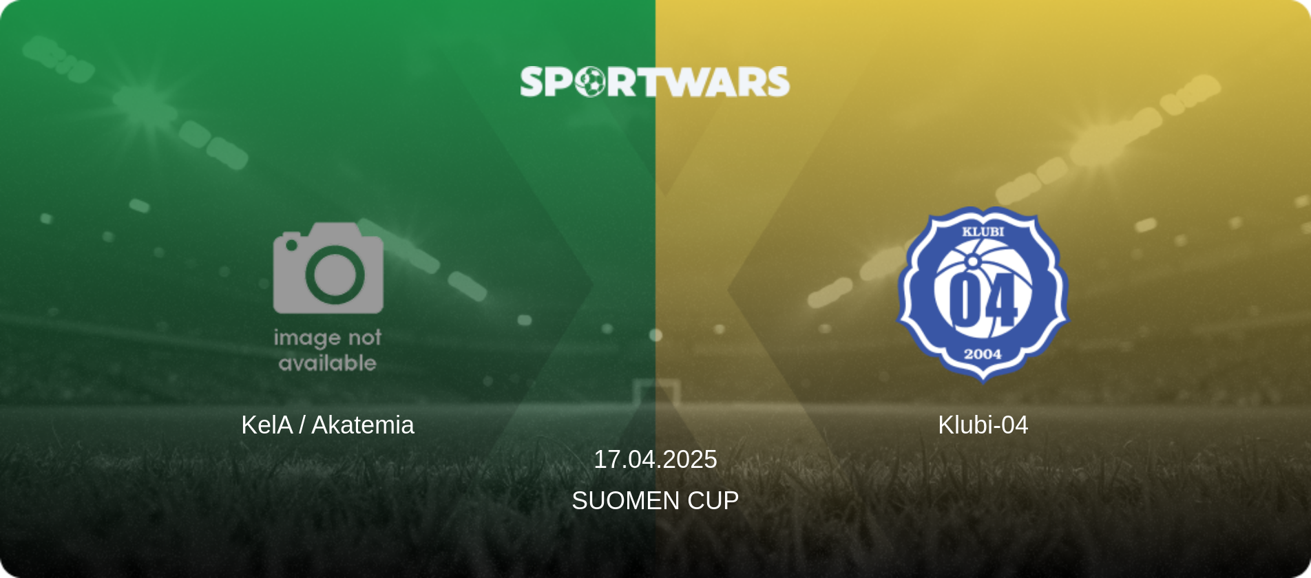 KelA / Akatemia — Klubi-04, 17.04.2025 — Suomen Cup (match preview)