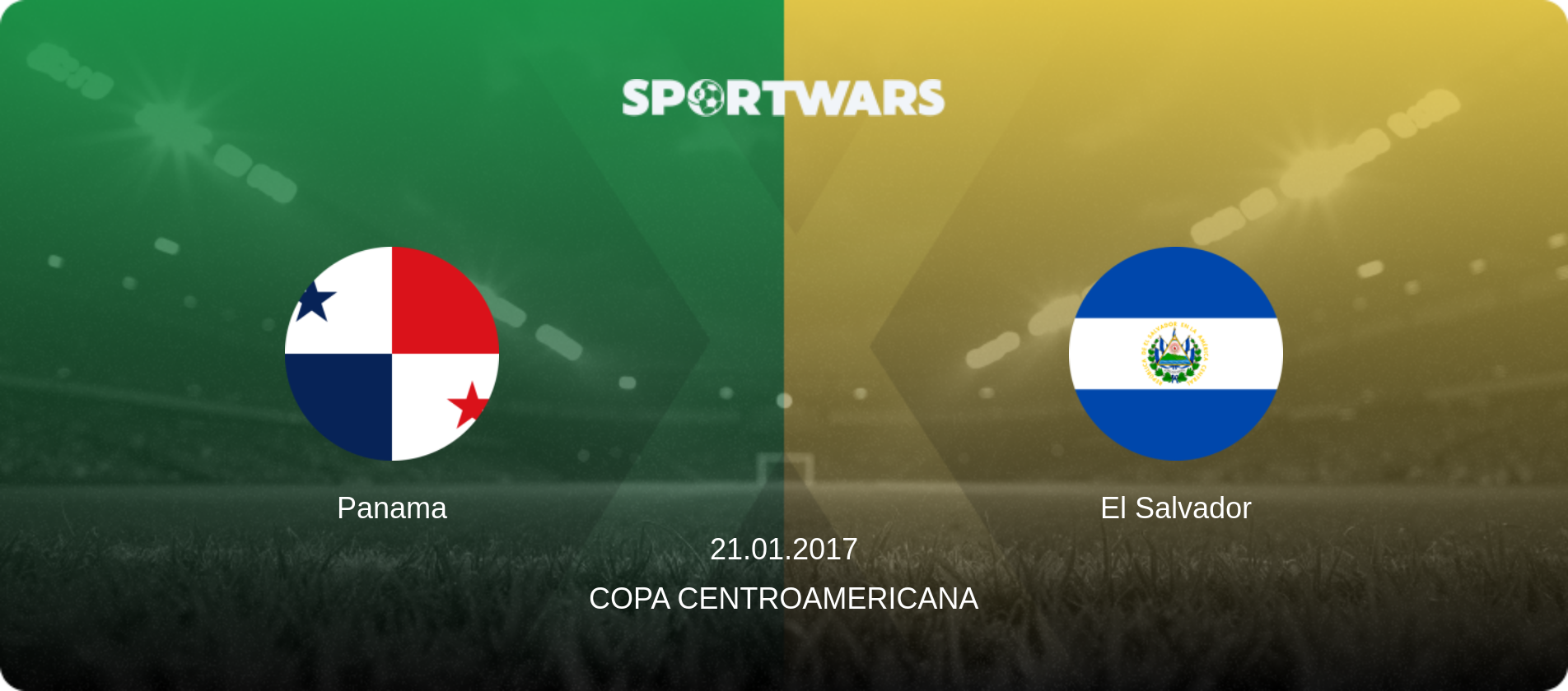 Panama — El Salvador, 21.01.2017 — Copa Centroamericana (match preview)