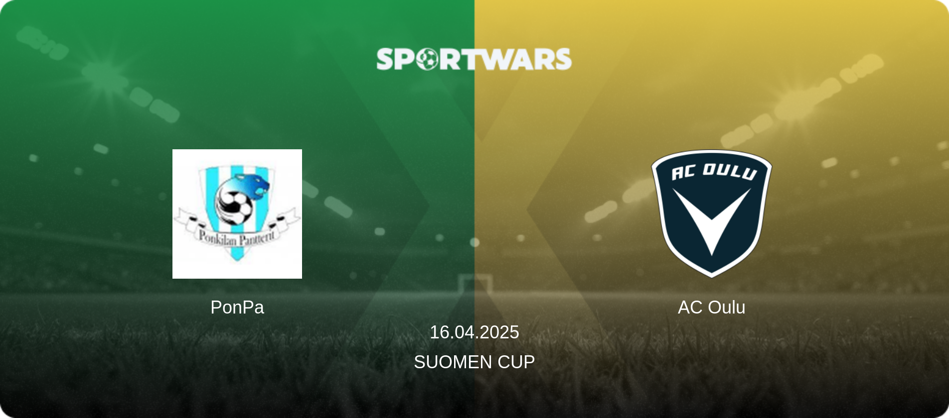 PonPa — AC Oulu, 16.04.2025 — Suomen Cup (match preview)
