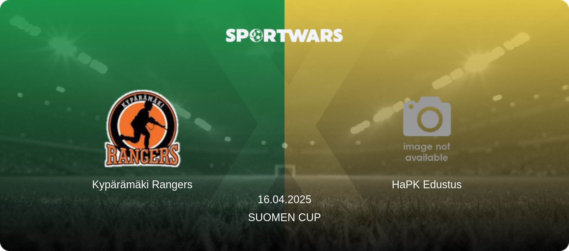 Kypärämäki Rangers — HaPK Edustus, 16.04.2025 — Suomen Cup (match preview)