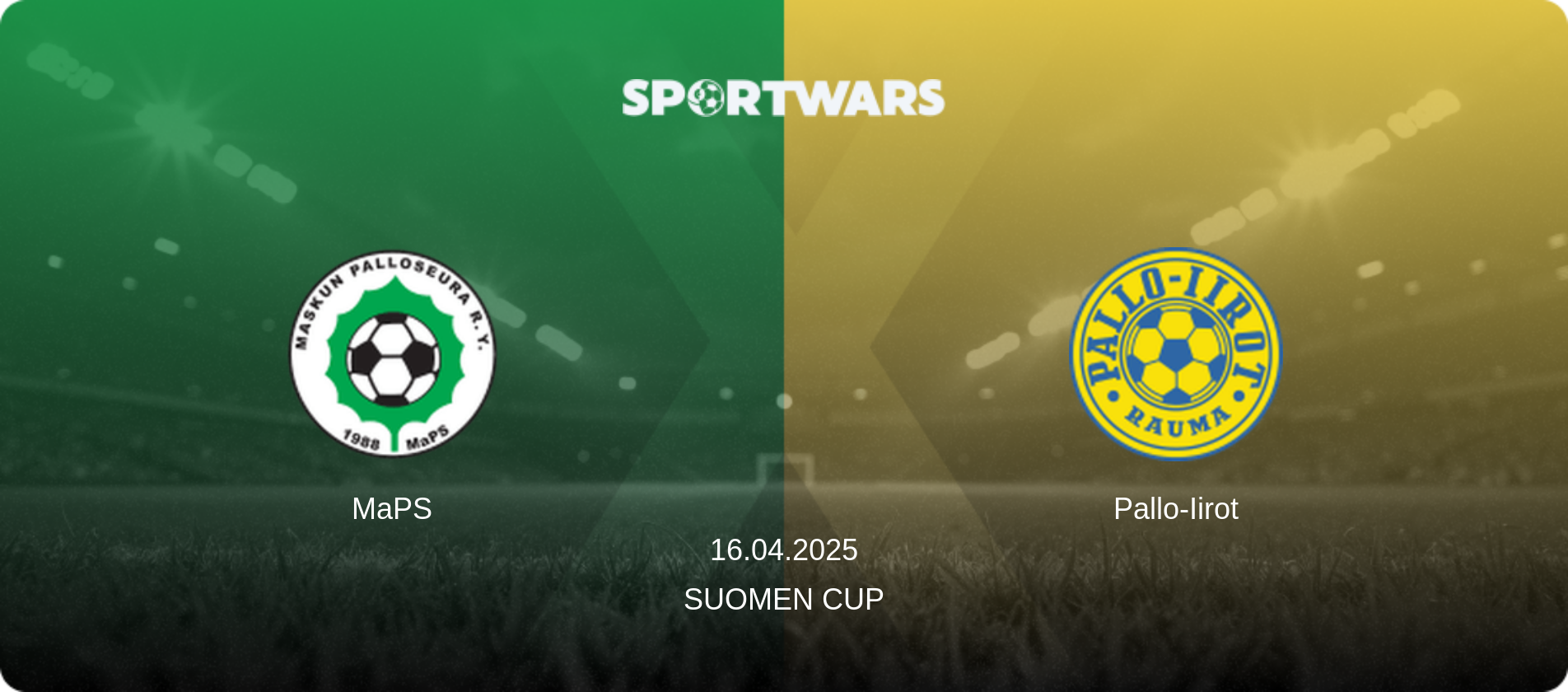 MaPS — Pallo-Iirot, 16.04.2025 — Suomen Cup (match preview)