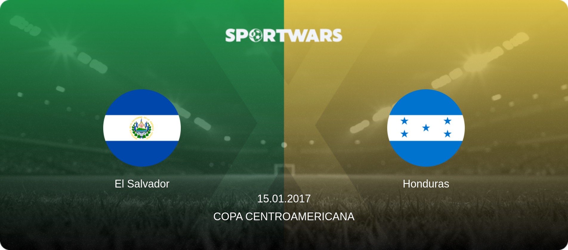 El Salvador — Honduras, 15.01.2017 — Copa Centroamericana (match preview)