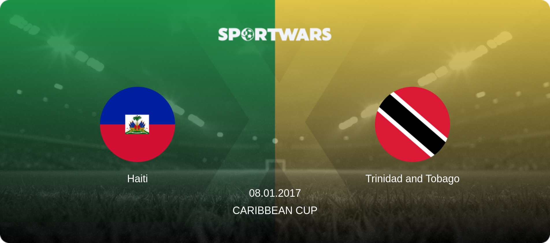 Haiti — Trinidad and Tobago, 08.01.2017 — Caribbean Cup (match preview)