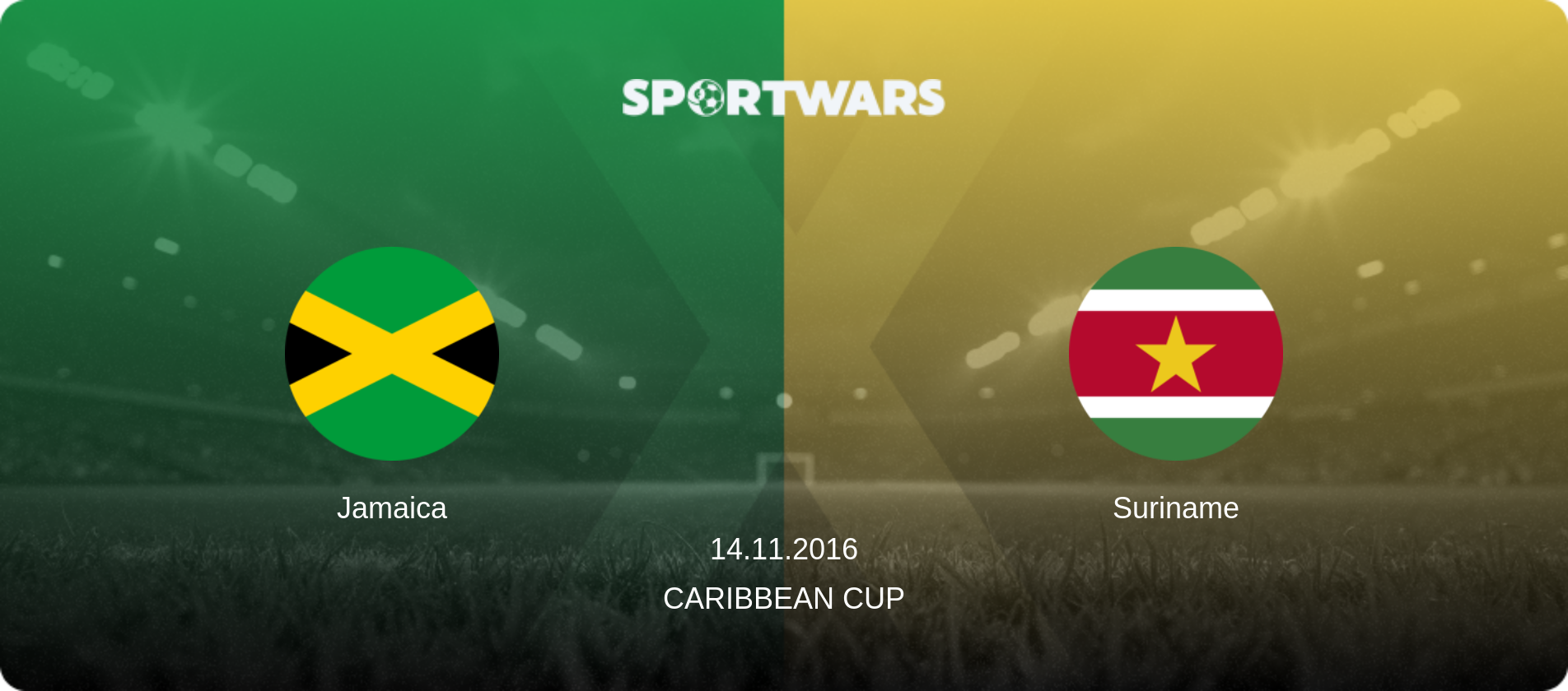 Jamaica — Suriname, 14.11.2016 — Caribbean Cup (match preview)