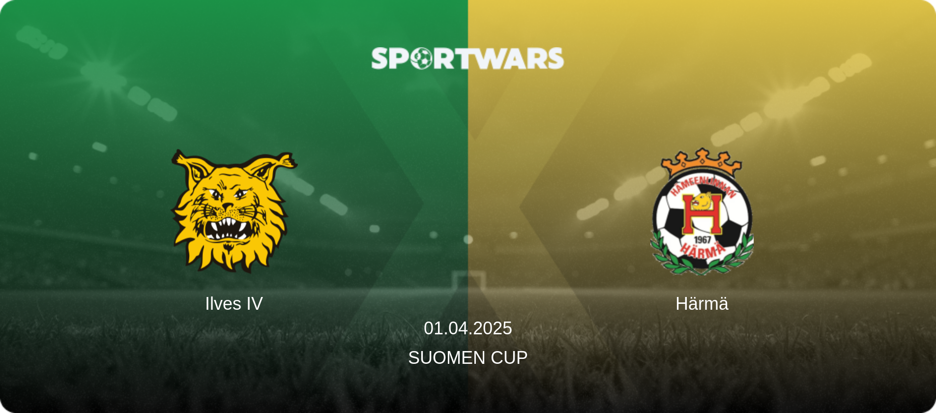 Ilves IV — Härmä, 01.04.2025 — Suomen Cup (match preview)