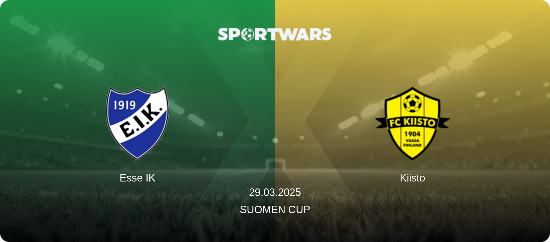 Esse IK — Kiisto, 29.03.2025 — Suomen Cup (match preview)